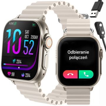 Rubicon PAMETNI SAT UNISEX RNCF17 - BLUETOOTH POZIV, BEŽIČNO PUNJENJE (sr059c)