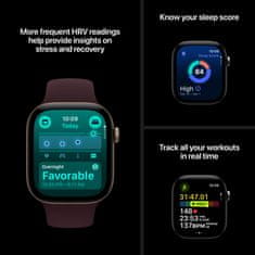 Apple Watch S12 pametni sat, GPS, 46mm, Space Grey kućište s Navy Blue remenom - S/M