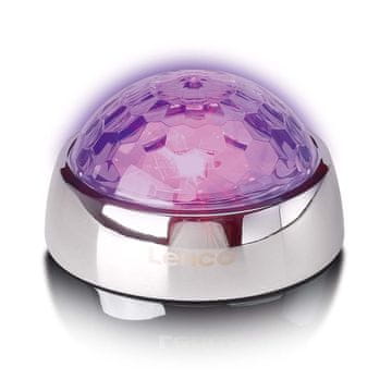 LENCO Stabilizator gramofonskih ploča s LED svjetlom, srebrni, 250 g