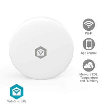 Nedis Wi-Fi monitor kvalitete zraka - senzor CO2, temperature i vlažnosti
