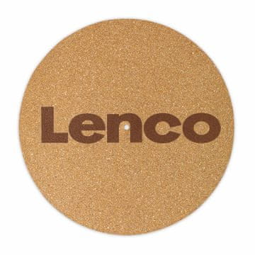 LENCO Podloga za gramofon od pluta, antistatička, promjer 29,2 cm