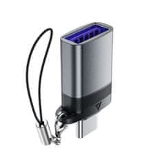 AceFast Acefast J7 USB-A - USB-C adapter - sivi