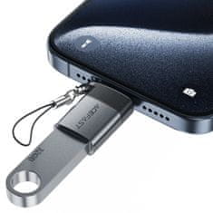 AceFast Acefast J7 USB-A - USB-C adapter - sivi