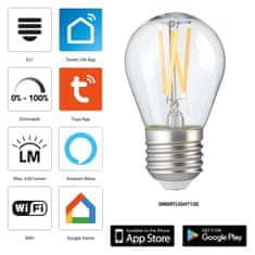 Alecto Pametna Wi Fi LED žarulja prigušljiva E27 1800 3000K