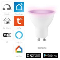 Alecto Pametna LED Wi Fi žarulja RGB prigušljiva GU10 grlo