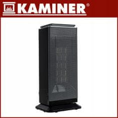 Kaminer Električni keramički grijač ventilatora od 2000 W s LCD daljinskim upravljačem LUMNI 2.0 PTC