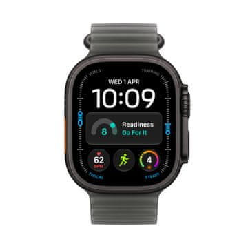 Apple Watch Ultra 4, pametni sat, Cellular, 49mm, Black Titanium kućište s Translucent Black Ocean remenom
