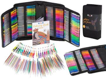 Northix Gel olovke u boji u kutijici 120 komada 120 punjenja