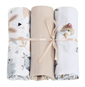 Muslinske pelene od 3 komada (set R)