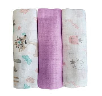 Platnene pelene 3 komada (set T)