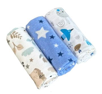 Flanel pelene, set od 3 (A)