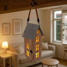 Artemis Lantern LED svijeća Lantern Ukrasna drvena kućica za svijeće