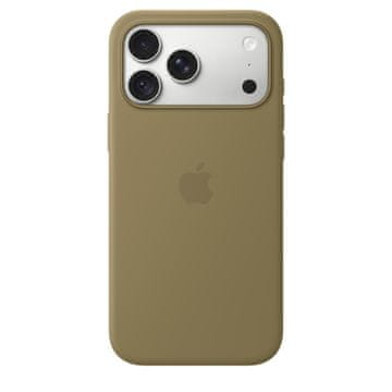 Apple Silikonska maskica za iPhone 18 Pro Max, s MagSafe-om, maslinastozelena (mk924zm/a)