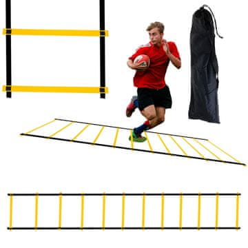 Northix Žute ljestve za trening koordinacijske gimnastike