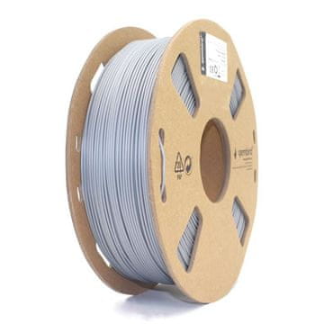 Gembird PLA 3D filament sivi, 1,75 mm, 1 kg (3DP-PLA1.75-01-GR)