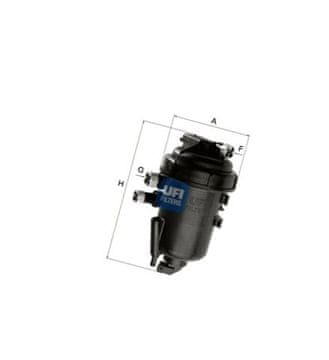 UFI 55.175.00 KOMPLET FILTERA GORIVA