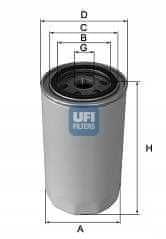 UFI 23.167.00 FILTER ULJA