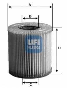 UFI 25.040.00 FILTER ULJA