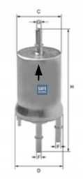 UFI 31.832.00 FILTER GORIVA