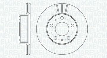 Magneti Marelli MM MBD0228 PREDNJI KOČIONI DISK L/D