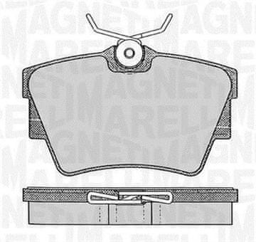 Magneti Marelli MM PF0370 STRAŽNJE KOČNICE