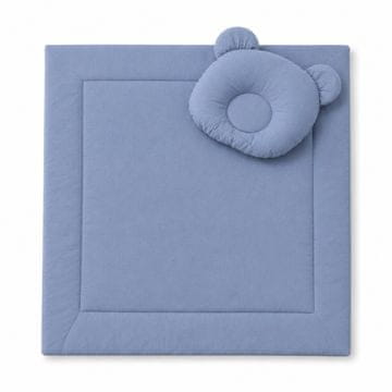 MY SWEET BABY Dječja posteljina s punjenjem, poplun i konturirani jastuk Medvjedić - 2 komada - prljavoplava
