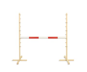 BB Prepona za skakanje za hobi konja 120 cm, crvena greda