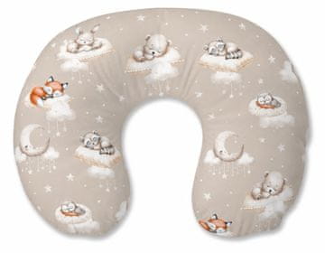 Bobono Jastuk za dojenje u obliku graha + odvojiva navlaka - Twinkle Woodland