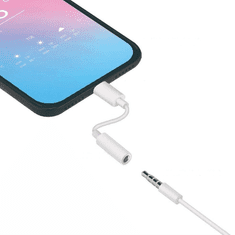 Adapter za slušalice za iPhone i iPad, Lightning mini jack 3,5 mm, Apple MFI, 2 kom.