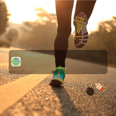 Pametna oznaka Apple iOS Find My AirTag GPS lokator ključeva 4 kom + novčanik