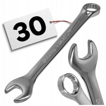30 mm VILEĆI KLJUČ CR-V STRONG SOLID STANDARD