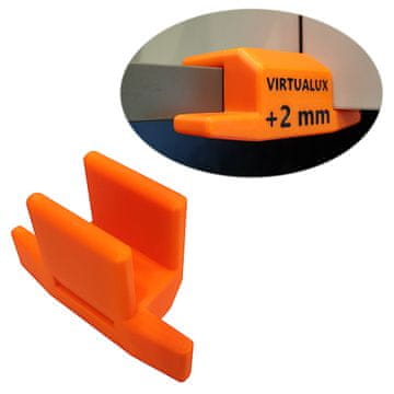 Stolarska ručka za montažu fronti na daske debljine 18 mm - 2 mm