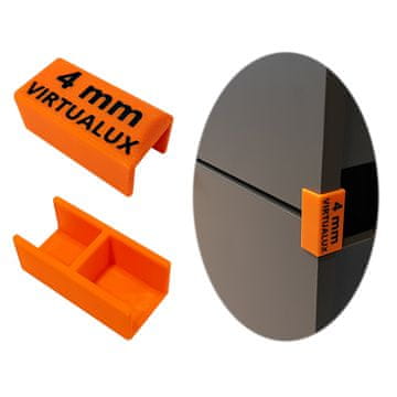 Set od 2x stolarske ručke za fronte, razmak 4 mm