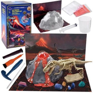 Edukativni set za iskapanje vulkana i dinosaura za male arheologe
