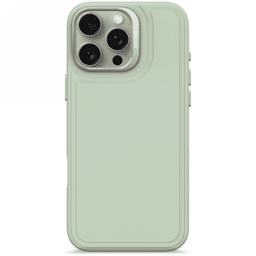 Decoded AntiMicrobial Silicone Stacks Backcover - MagSafe kompatibilna silikonska zaštitna maskica za iPhone 16 Pro Max (maglovito zelena)