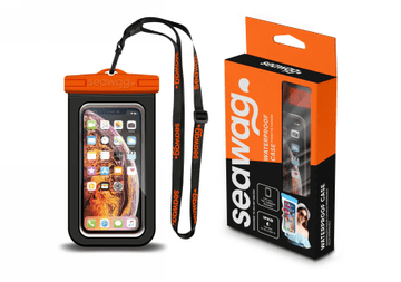 Seawag Element Proof Case - vodootporna maskica za telefon (crna/narančasta)