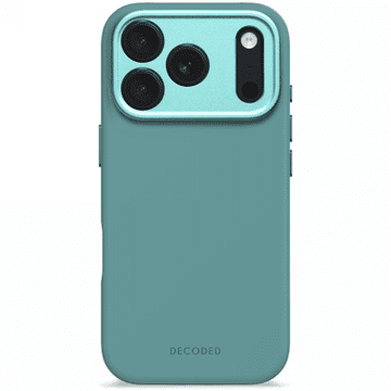 Decoded Antimikrobna silikonska stražnja maska - MagSafe kompatibilna silikonska zaštitna maska za iPhone 17 Pro (retro plava)