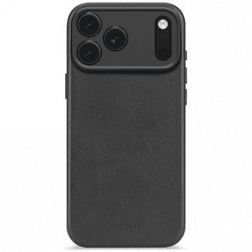 Decoded Leather Backcover - MagSafe kompatibilna kožna zaštitna futrola za iPhone 17 Pro Max (crna)
