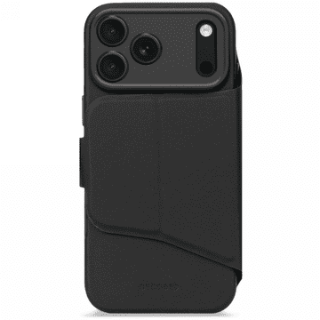 Decoded teksturirani silikonski odvojivi novčanik - zaštitna futrola za iPhone 17 Pro Max kompatibilna s MagSafeom (Phantom crna)
