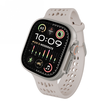 Decoded Silicone Ares O Band - silikonski remen za Apple Watch 44/45/46/49mm/ Ultra 1&2 (glina)