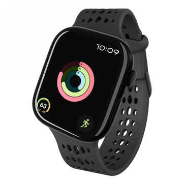 Decoded Silicone Ares O Band - silikonski remen za Apple Watch 38/40/41/42 mm (crni)