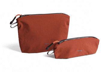 Bellroy Lite Pouch Duo - set od dva putna organizatora (18 cm x 27 cm x 1,5 cm i 8 cm x 23 cm x 6 cm) (glina)