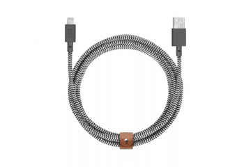 DE Native Union Belt Cable XL - USB-A - Lightning kabel, 3 m (zebra)