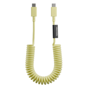 DE Native Union Pop kabel - USB-C - USB-C kabel, 1,2 m 60 W (limun)
