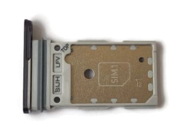Uložak za karticu, držač SIM kartice za Samsung Galaxy S22 Ultra SM-S908 crni