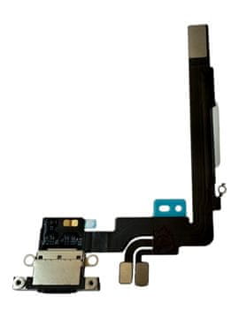 ORG Originalni USB konektor za punjenje rastavljen za iPhone 16 Pro Max crne boje