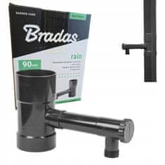Bradas Hvatač kišnice 90 mm, grafit