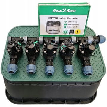Rain Bird komplet od 5 stanica: Kolektor s čepom, TM2, PE 25