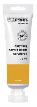 PLAYBOX Akrilna boja OKR SENF u tubi od 75 ml (ukinuta proizvodnja)