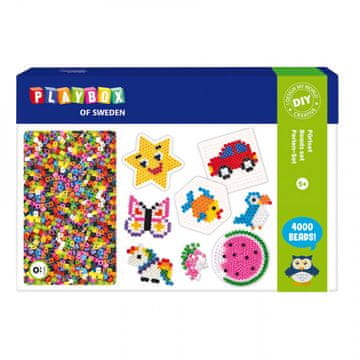 PLAYBOX DIY Perle za peglanje MIX 4000+4 Predloška 5+